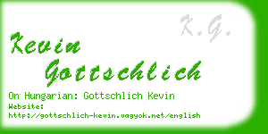 kevin gottschlich business card